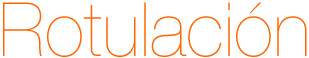 Rotulación